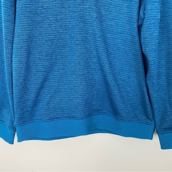 UA UNDER ARMOUR MEN’S Coldgear Loose a fit along Sleeve 1/4 Zip Polo Shirt Med - Picture 3 of 5